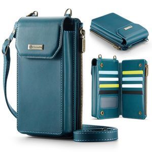 Pu Leather Cell Phone Bag With Shoulder Strap And Wrist Strap Lanyard, 10 C UwU